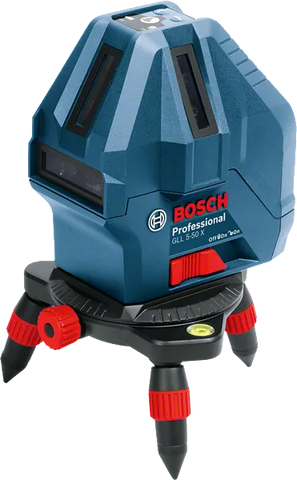 جهاز تحديد المستويات 50 متر مع الرسفير 5 مستويات BOSCH -  GLL 5-50 X