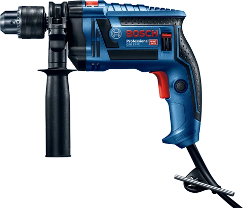شنيور 13 مم 650 وات. عادةدقاق - الكتروني 2800 لد - شنطة BOSCH - GSB 13 RE ,100 PCS ACCESSORIES