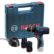 شنيور دقاق بطارية ليثيوم ايون - يمين وشمال 12 فولت 1.5 امبير بطارية اضافية  BOSCH - GSB120-LI