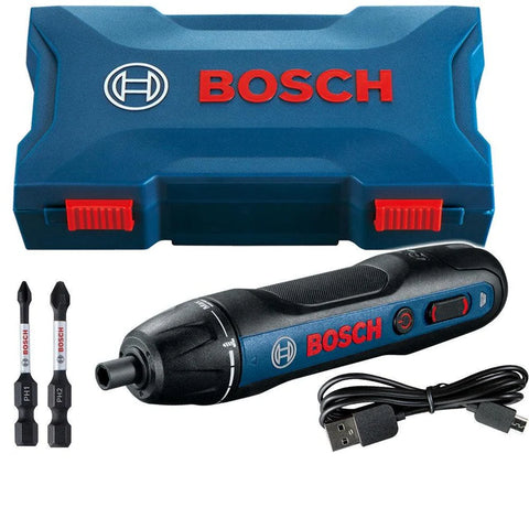 مفك فك وربط زكي 3.6 فولت  ماليزي + 33  قطعه اكسسوار Bosch Go2 - 06019h2100