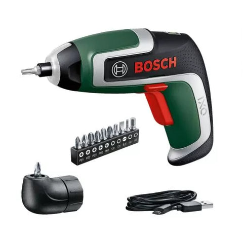 طقم مفك مع محول زاوية للعمل في الاماكن الصعبه 3.6 فولت بوش BOSCH - 06039E0003