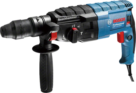 شاكوش 24 مم 790 وات 3 حركة - الكترونى قوة الطرق 2.7 جول  -  BOSCH  - GBH 2-24 DFR