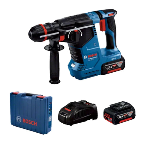 شاكوش هيلتي بطارية 18 فولت 5 أمبير 26 مم 2.4 جول BOSCH موديل GBH 187-LI
