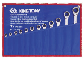 طقم مفتاح بلدى مشرشر سيستيم 12ق 8-24مم 12112MR king tony
