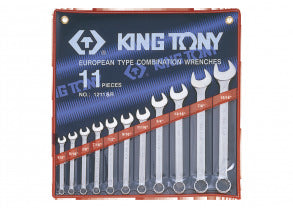 طقم مفتاح بلدي مشرشر بالبوصة 14 : 1 11ق 1211SR01 king tony