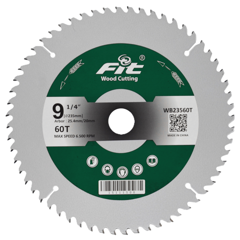 صنية خشب 9.25 " -  60 سنة 2.8 مم - فتحة  20 - 25.4 مم  C25 GREY - FIT - WB23560T  15111500