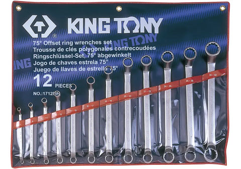 طقم مفتاح مشرشر      12ق   6 : 32مم   1712MR    king tony