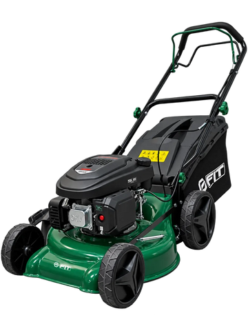 ماكينة قص نجيلة بنزين FIT LWM20 دفع ذاتي بمحرك LONCIN CC159 بعرض قص 20 بوصة وصندوق تجميع عشب بلاستيك