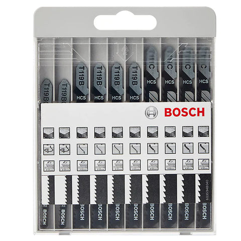 طقم من اسلحه الاركيت للخشب 10 قطع 2607010629 -  BOSCH