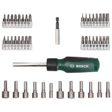 طقم  سنون مفكات و لقم 46 قطعه +مفك 2607019504 -  Sales-Campaign Set Mixed 46 Pc - BOSCH