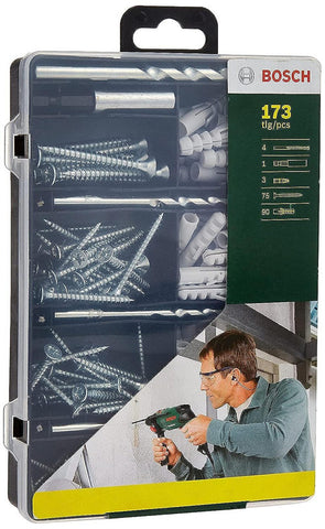 مجموعة تثبيت مقاسات مختلفة 173 ق بوش  Fixing Set 173 Pcs - 2607019511