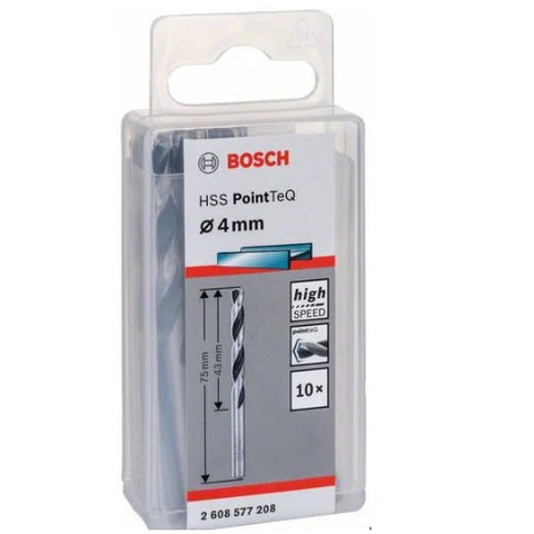علبة بنط حدادى ( 10 قطع نفس  المقاس  )  قطر 4 مم  بوينت تك  2608577208 - BOSCH