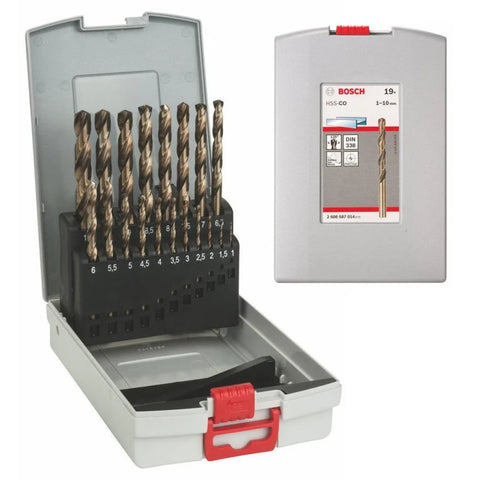 طقم بنط كوبلت 19 قطع من 1 مم الى 10 مم 2608587014   BOSCH