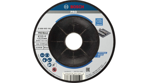 حجر جلخ 4.5 (6*22.2*125) bosch 2608603181