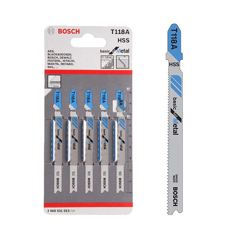 طقم سلاح منشار اركيت للحديد قطعية مستقيمة 5 قطع -  2608631013  -   Bosch
