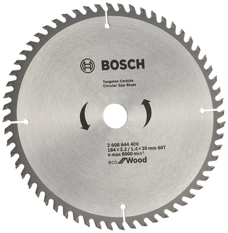 صنية منشار 7.25 بوصة للخشب 60 سنة ايكولاين -  2608644400   Eco Line CSB (Wood) 184x20-60 - BOSCH