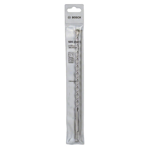 بنطة بلس 1 للتخريم فى الخرسسانة كعب بلس قطر 10 مم - 2608680275 -  BOSCH  SDS-PLUS1 10*200*260MM