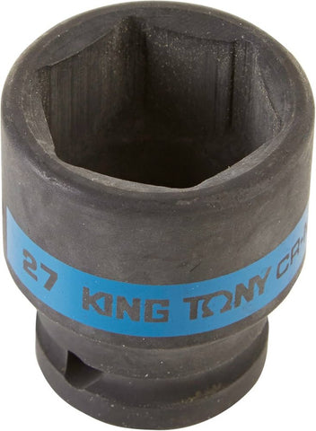 لقمة رباط مسدسة  12" تصادمية قصيرة  27مم    453527    king tony