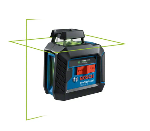 ميزان ليزر 20 متر 2  خط اخضر افقي 360 درجة وخط امامي 180 GLL 2-20 G -0601065000- BOSCH