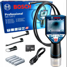 كاميرا استكشاف للمناطق الضيقة  -شاشة 2.7 بوصة- كابل الكاميرا 120سم - بطارية GIC 120C  - BOSCH