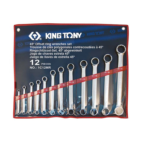 طقم مفتاح مشرشر عدل        12ق  6 : 32مم  1C12MR     king tony