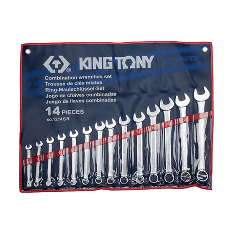 طقم مفتاح بلدي مشرشر بالبوصة  516 : 14  1"   14ق   1214SR    king tony