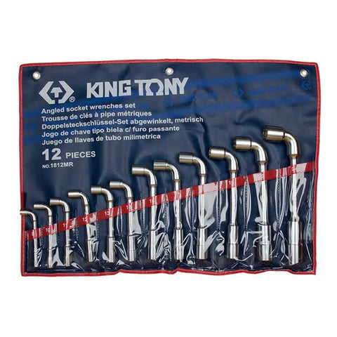 طقم مفتاح بيبة مفتوح 12ق  8 :24مم   1812MR    king tony