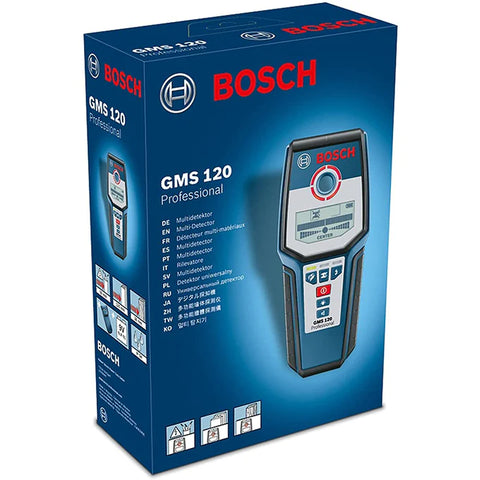 جهاز كشف المعادن والاخشاب والكابلات الحية 12 سم GMS 120 - BOSCH