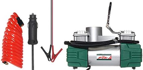 كمبروسر بطارية 2 بستم سوكت ولاعة + قطاش FIT C6- M1362   - 22197400