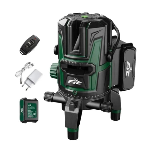 ميزان ليزر اخضر 5 ابعاد مدى 25 متر سولا نمساوى ATLAS GREEN