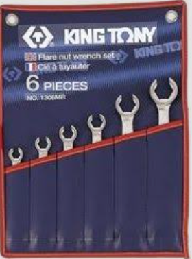 طقم مفتاح لاكور زيت 6ق بالبوصة  516 : 78      king tony   1306SR