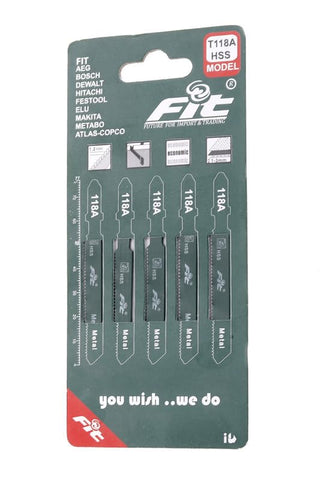 طقم سلاح منشار اركيت حدادى 5 قطع  92115300  FIT  BI-METAL  T118A