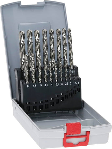 طقم  بنط حدادى مسنونة 19 قطع من 1 مم الى 10 مم  2608587013 -  BOSCH