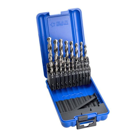 طقم بنط صلب كوبلت 19 قطعة اسباني مقاس1-10مم R1466 - 14106991